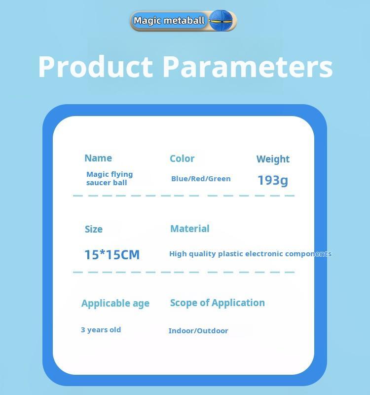 Bouncing ball,Magic metaball ,Magic Flying Saucer,bouncy ball,Parent-child interaction, pet toys, the best gift