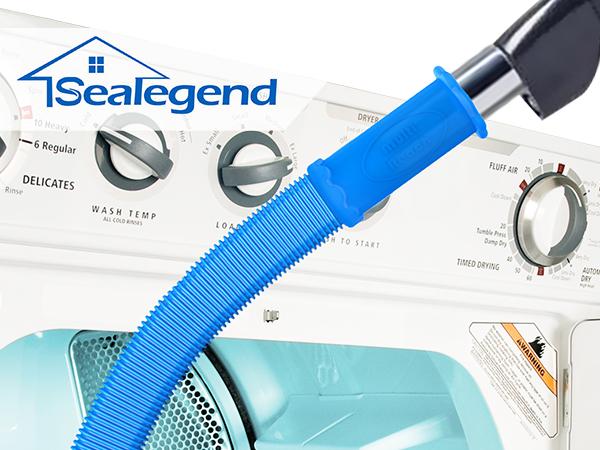 Sealegend Dryer Vent Cleaner Kit Vacuum Hose Attachment for All Vacuum Cleaners, EVA Elastic Universal Connector, Deep Cleaning, Fire Prevention, Home Essentials
