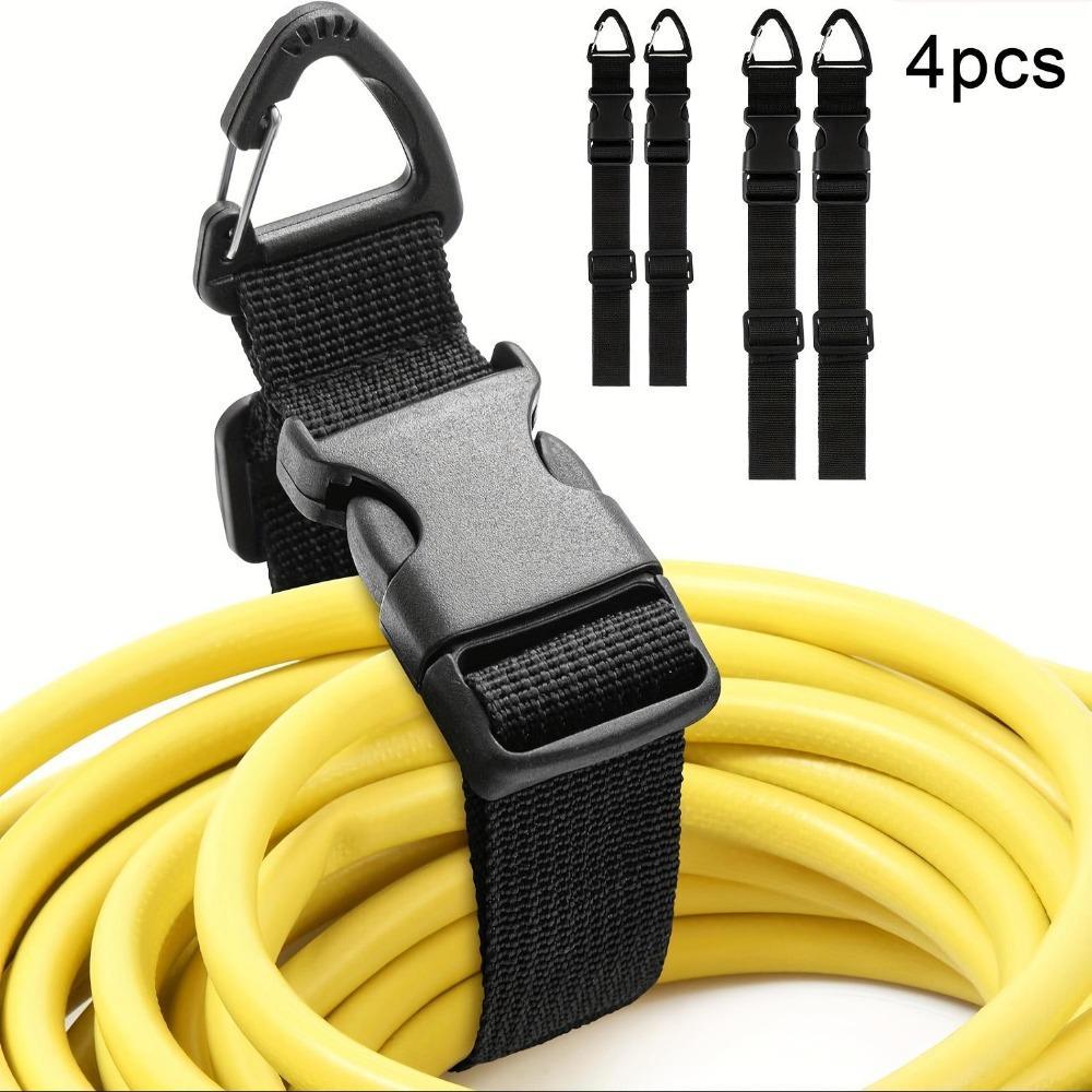 Adjustable Extension Cord Organizer | 3-Axis Buckle Design Durable Polypropylene | Workshop Garage Cable Storage Essential