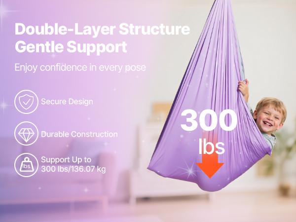 SummerWinsVEVOR Sensory Swing, Double-Layer Fabric Sensorys Hammock, Indoor Outdoor Sensory Swing with 360 Swivel Hanger, O-Sling, Holds up to 300lbs, Adjustable Aerial Yoga, Ceiling Swings for Kidsdealsforyoudays SummerWinsVEVOR Sensory Swing, Double-Layer Fabric Sensorys Hammock, Indoor Outdoor Sensory Swing with 360 Swivel Hanger, O-Sling, Holds up to 300lbs, Adjustable Aerial Yoga, Ceiling Swings for Kidsdealsforyoudays