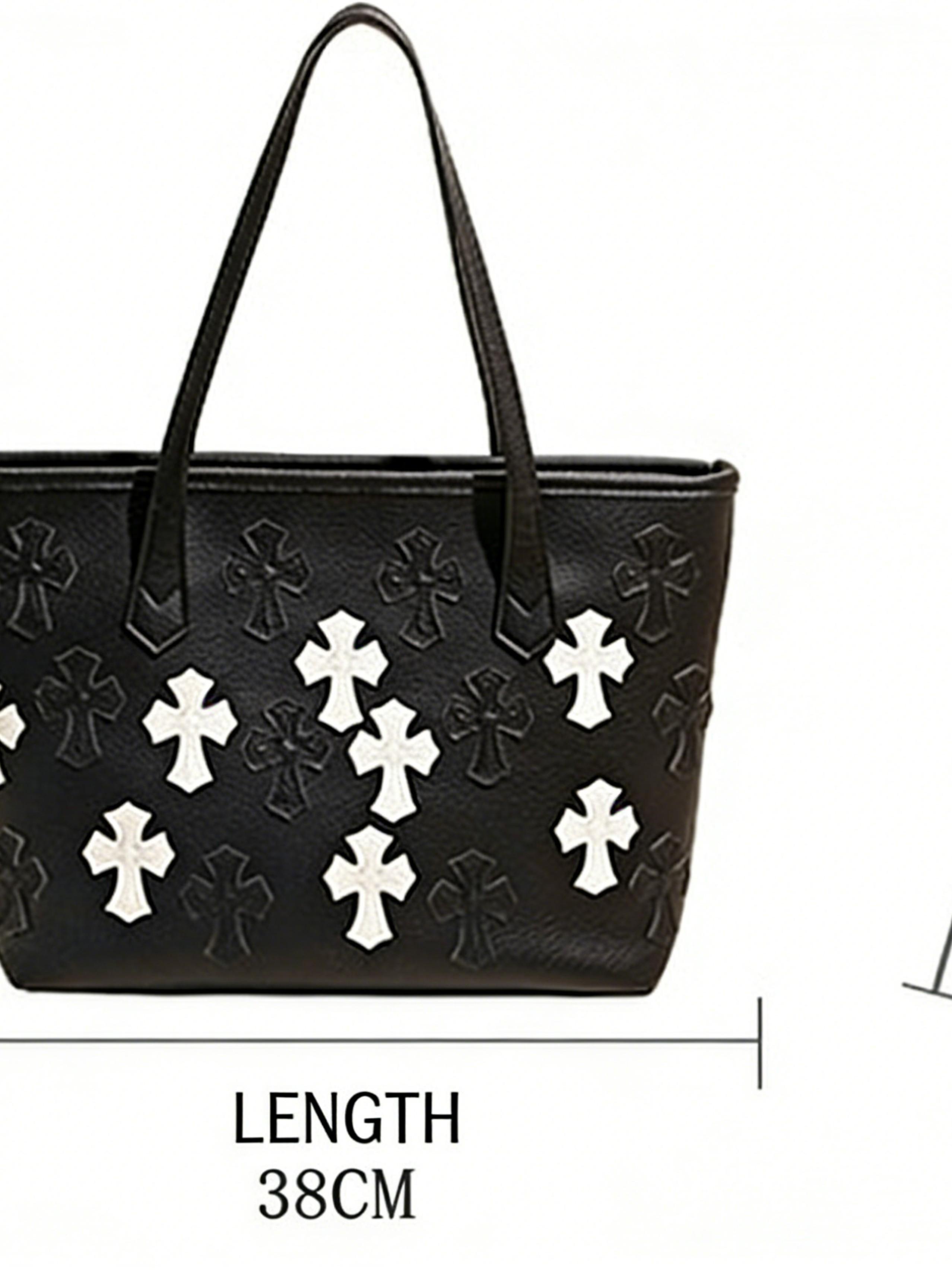 New Fashion Trendy Large Capacity Tote Bag, Casual Crossbody Shoulder Handbag, Women's Underarm Bag, Stylish and Practical