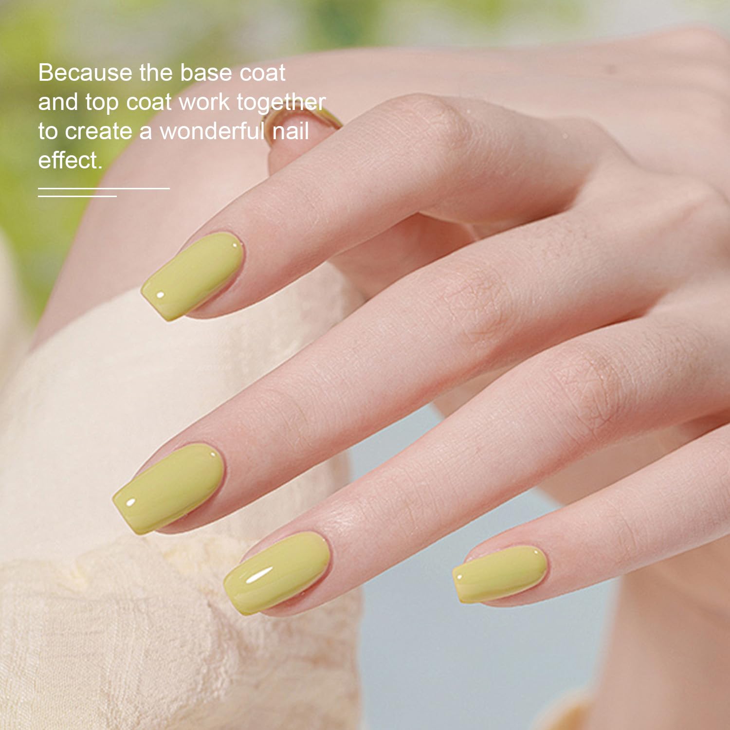 JODSONE 15ML Gel Nail Remover Quick Gel Nail Polish Remover and Base Coat Top Coat Simple Set is Suitable for Beginners to Try