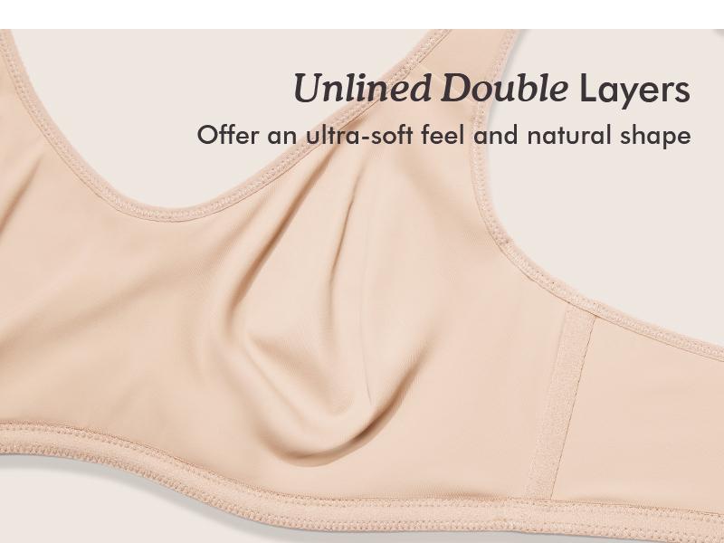 DELIMIRA Women's Confishape Full Coverage Bra Plus Size Supportive Underwire Unlined Comfortable Bras SpringStatements