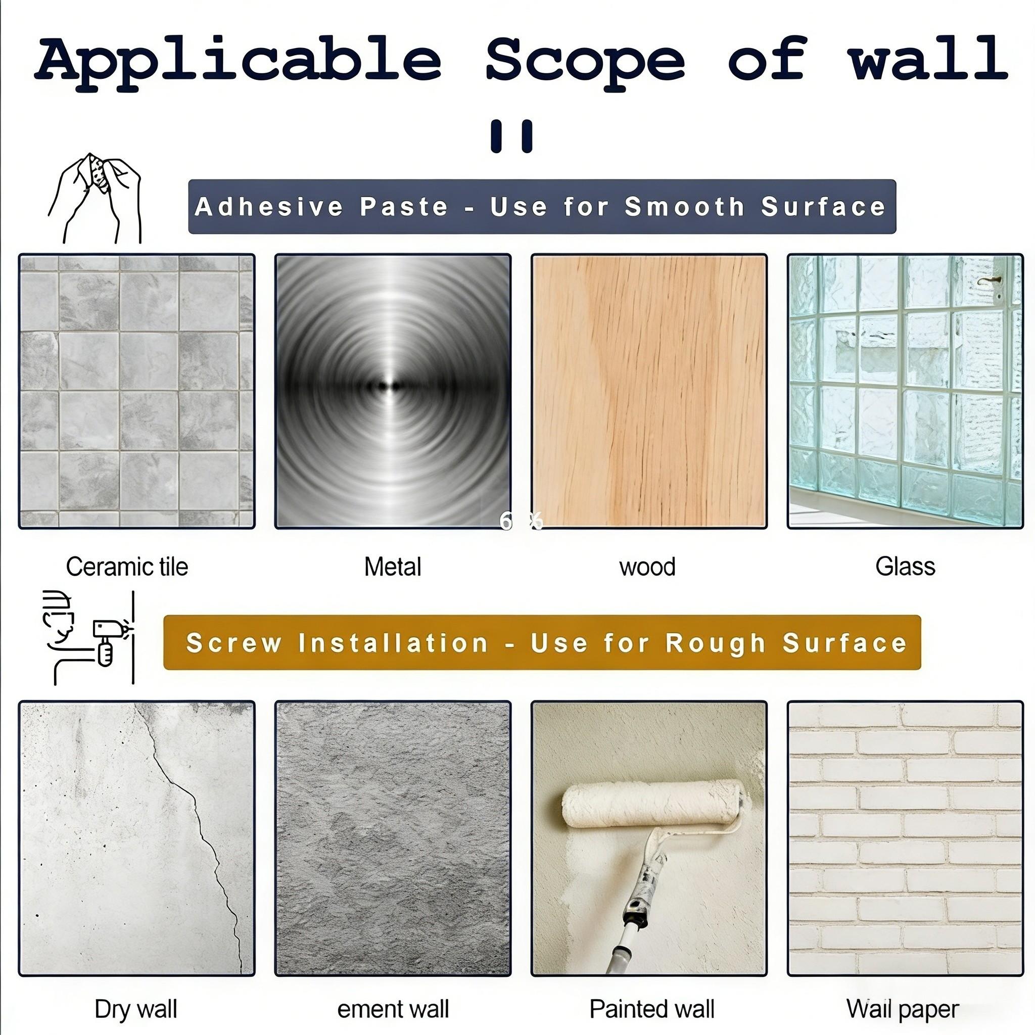 A set of 10PCS Curtain Rod Brackets with Clips,Transparent Drapery Hooks,Rod Hanging,Adjustable Rods Holder,Multipurposefor Curtain Rod Hooks for Livingroom Bathroom Kitchen Bedroom Toilet Apartment