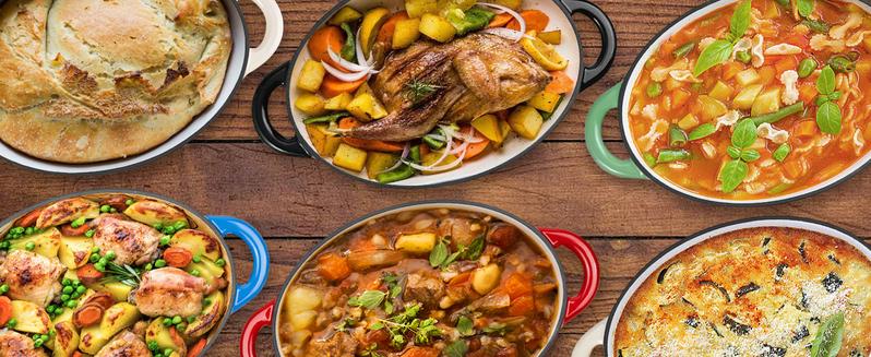 Kerilyn 4.5 QT Enameled Oval Dutch Oven Pot with Lid and Dual Handles, Cast Iron Dutch Oven for Cooking, Bread Baking, Non-stick Enamel Coated Cookware