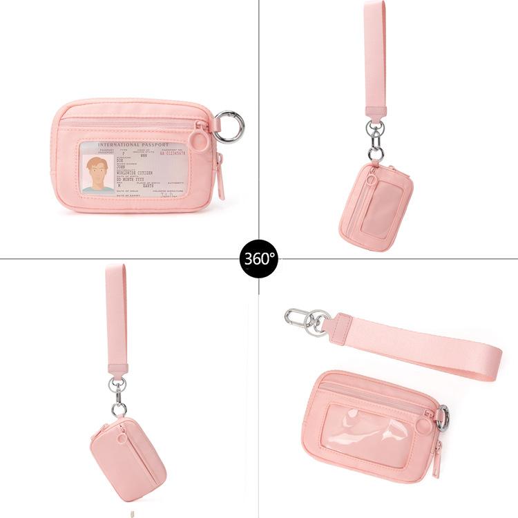 New style cow pattern portable nylon coin purse - perfect for keys, cards and small change!