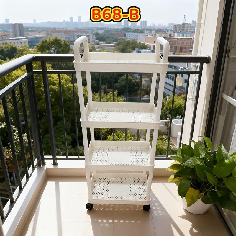 Small Cart Storage Rack, Multi-Layer Mobile Organizer for Kitchen, Bedroom, Bathroom, Baby Snack Holder, Space-Saving Shelf