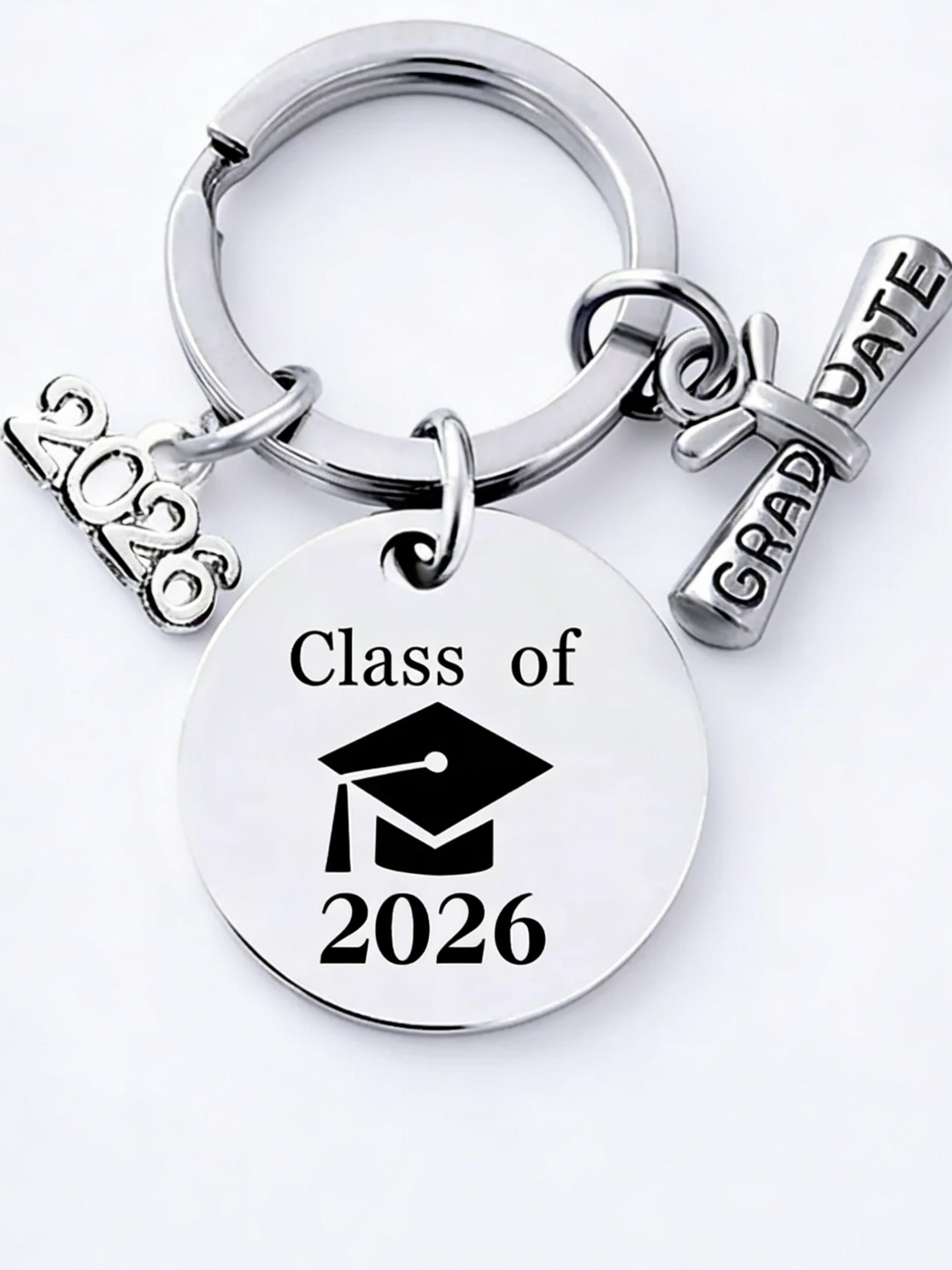Class of 2026 Graduation Keychains Keyring Graduation Party Favors Gifts