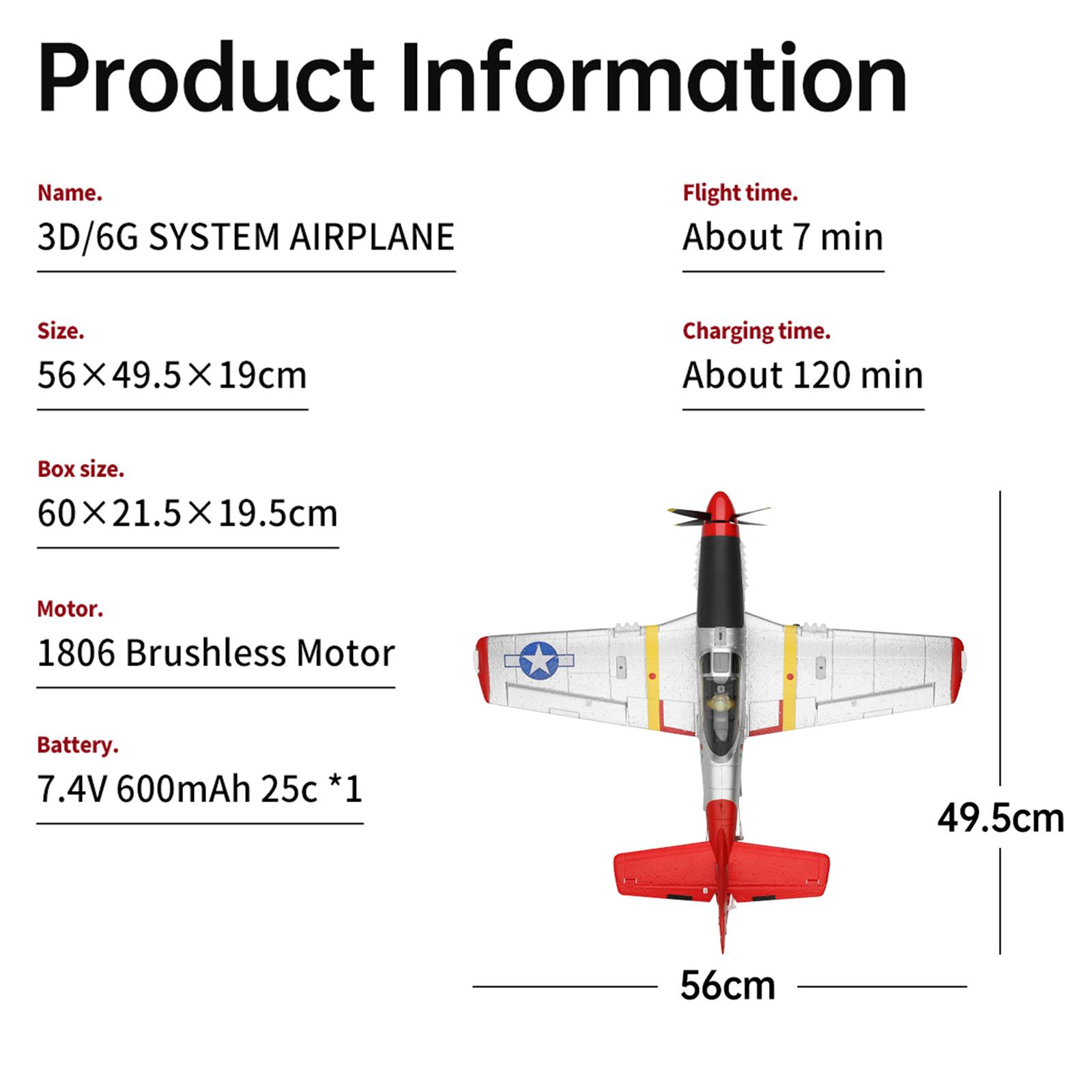 XK A280 brushless RC airplane