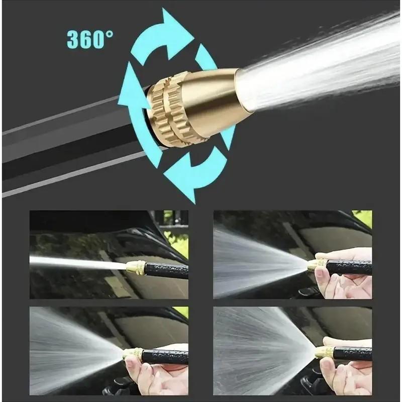 Portable High Pressure Water Sprayer, Adjustable Garden Hose Nozzle Sprayer, Car Washing & Maintenance Tool, Pet Cleaning Tool, High Pressure Nozzles, Garden Hose Jet & Dealsforyoudays【FathersDayGift】