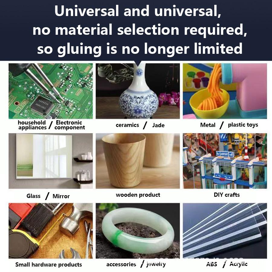 50g Instant Adhesive (1 Count), Universal Quick-drying Welding Glue, Repair Glue for Glass, Plastic, Wood, Ceramic and Leather
