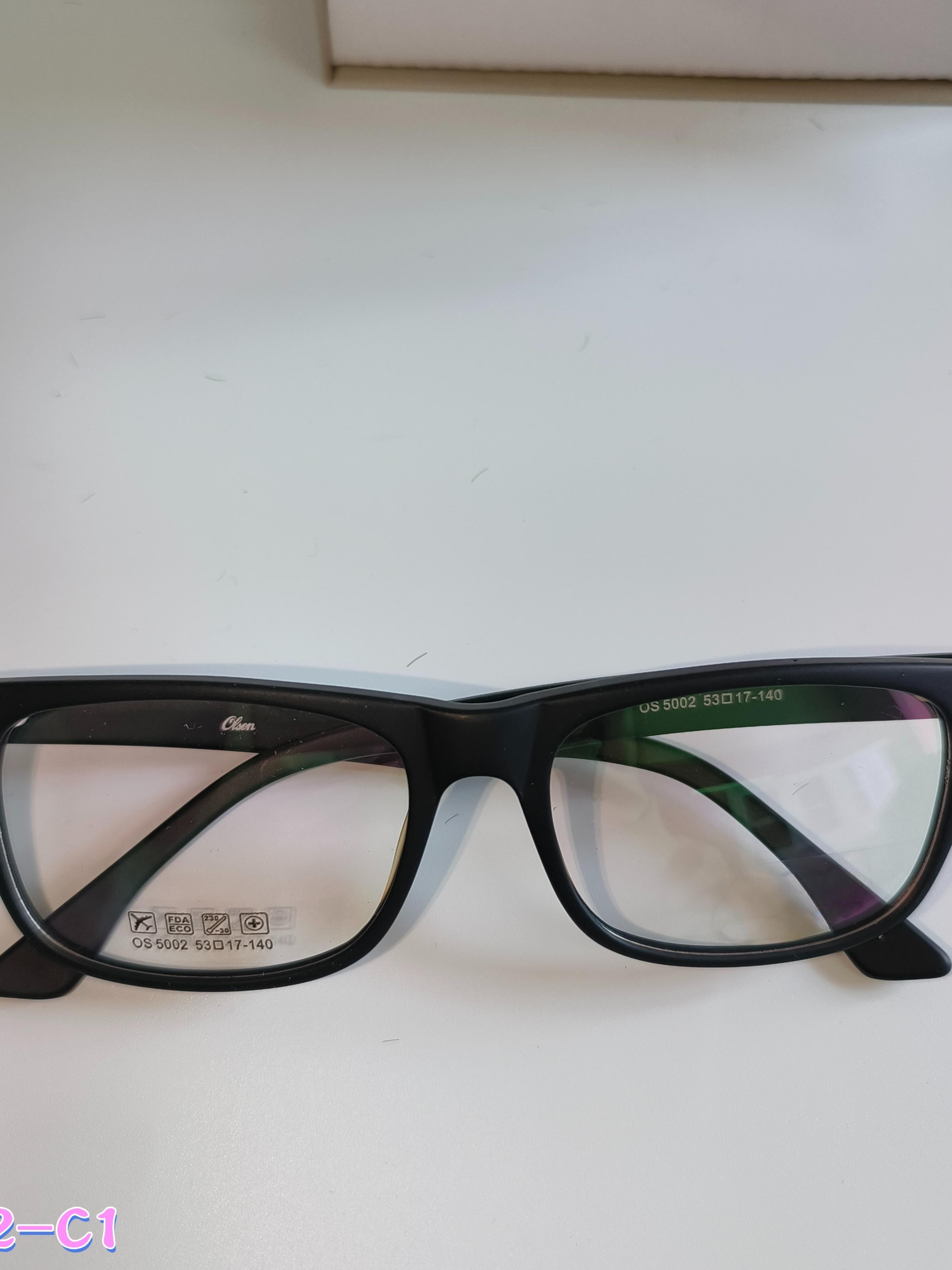 Single-Piece Cat Eye Glasses Frame, Korean Style Lightweight Design, Wide Nose Bridge Comfortable Fit, Blue Light Protection for Office Women