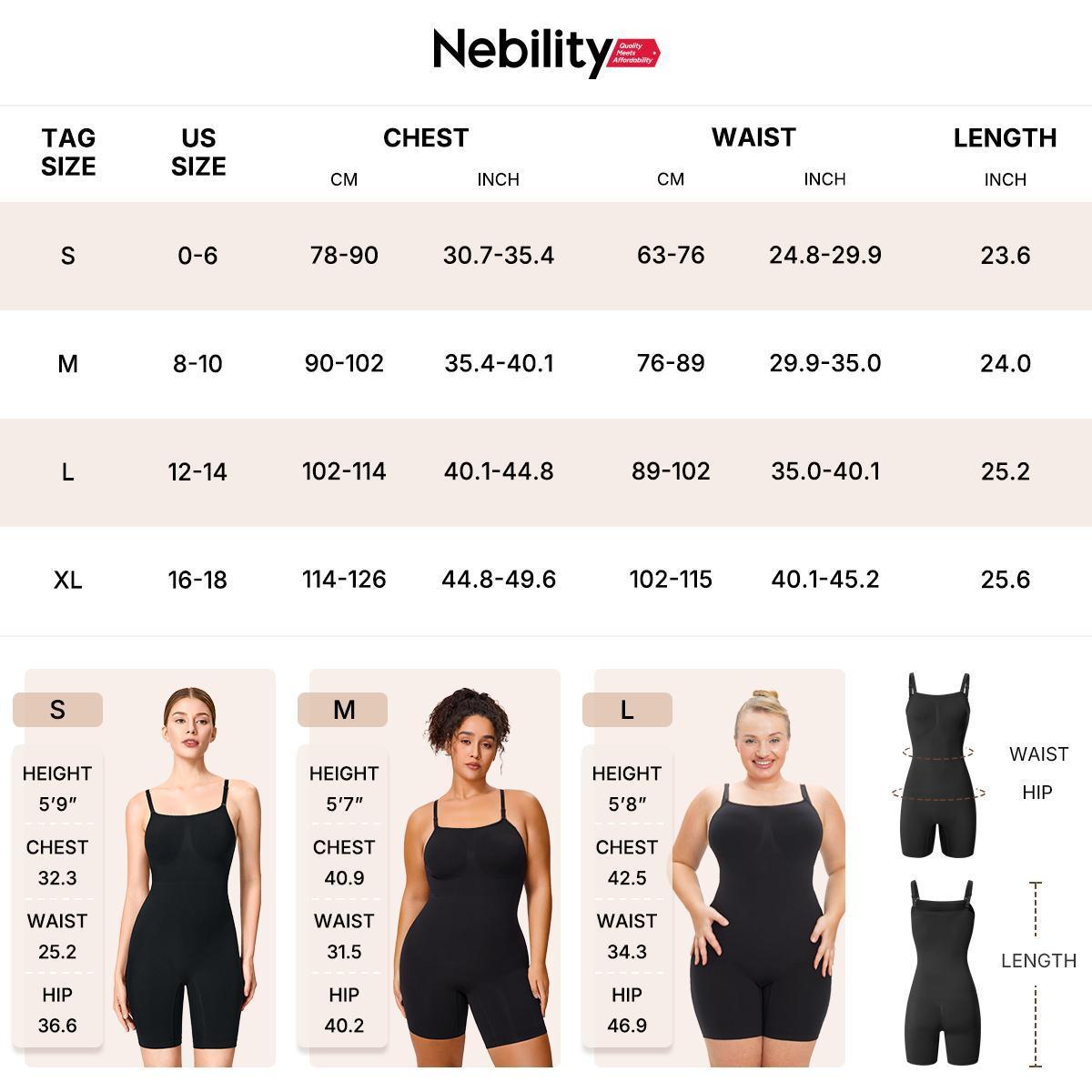 Nebility Women's 2 Piece  Bodysuits for women Seamless Comfortable Shapewear Crew Neck Square Neck Sleeveless Womenswear Basic Compression Black(Upgrade)