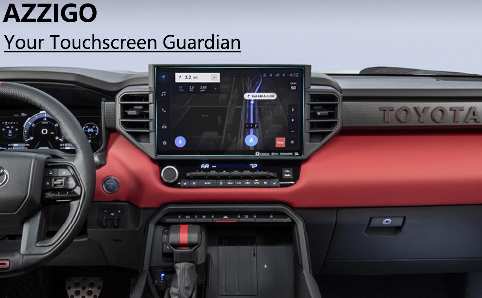 Screen Protector for Toyota Tundra 14" 2022-2025 Tempered Glass & 2023-2025 Sequoia 14 Inch Navigation Touchscreen Matte 9H Anti-Scratch Accessories