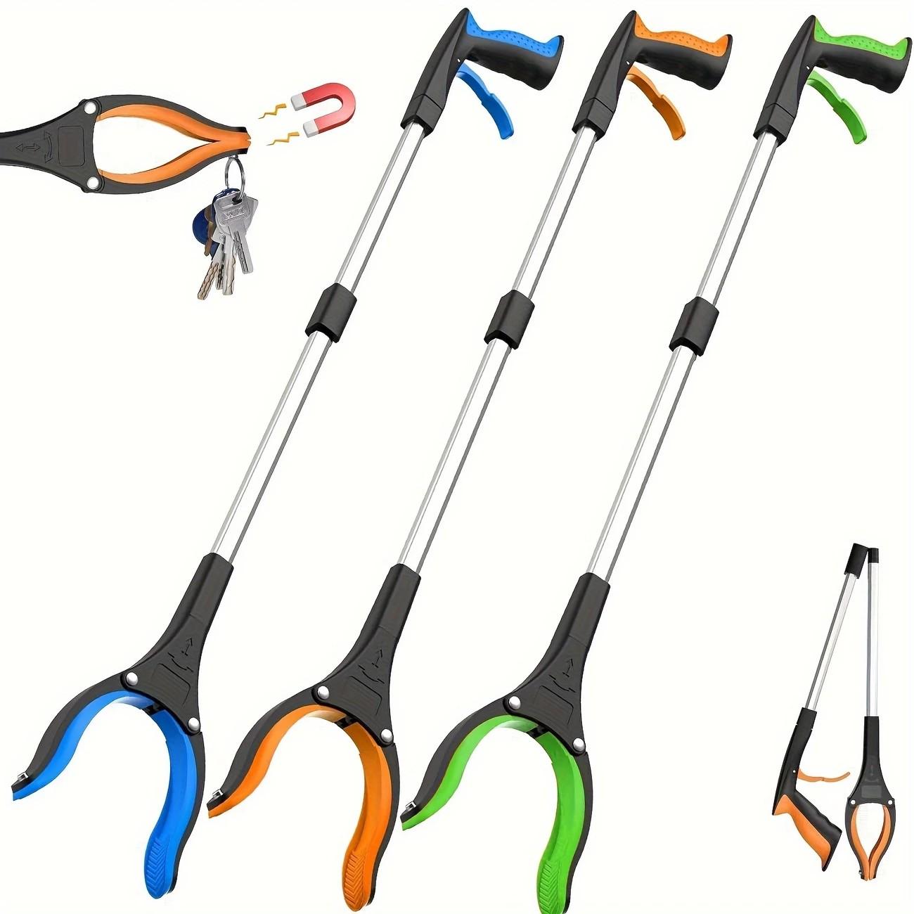 Foldable Garbage Picker Tool, Portable Rotating Clamp, Long Commercial ...