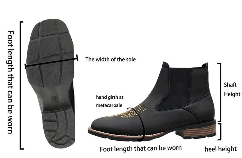 Men's Western Cowboy Boots, Square Toe Chelsea Boots And Bare Cowboy Boots, Men's Casual Retro Fashion Boots, Brown