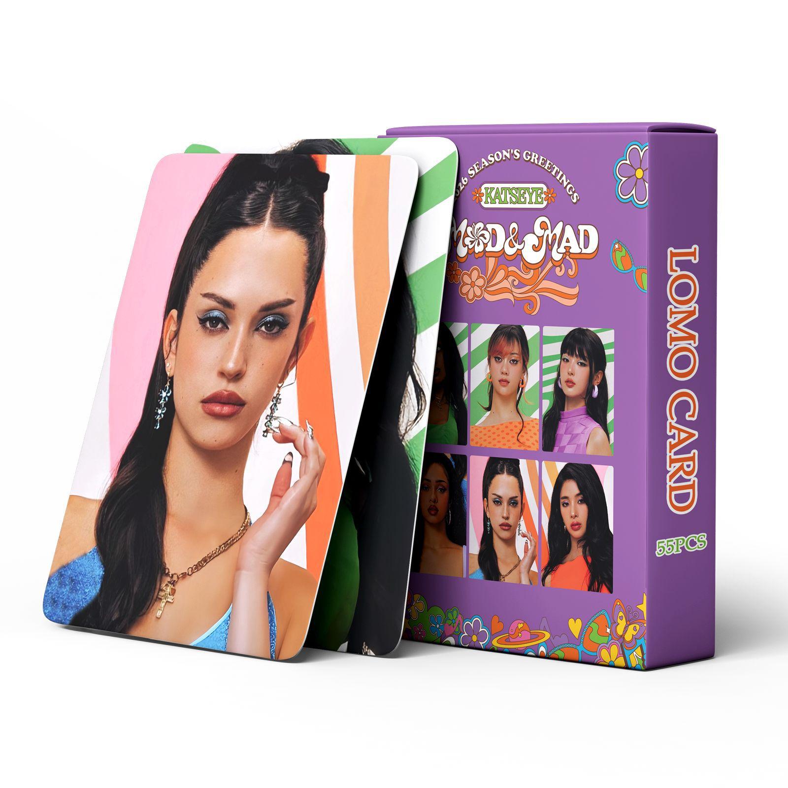 1 Box 55 Sheets Katseye Group 2026 Season's Greetings Collection