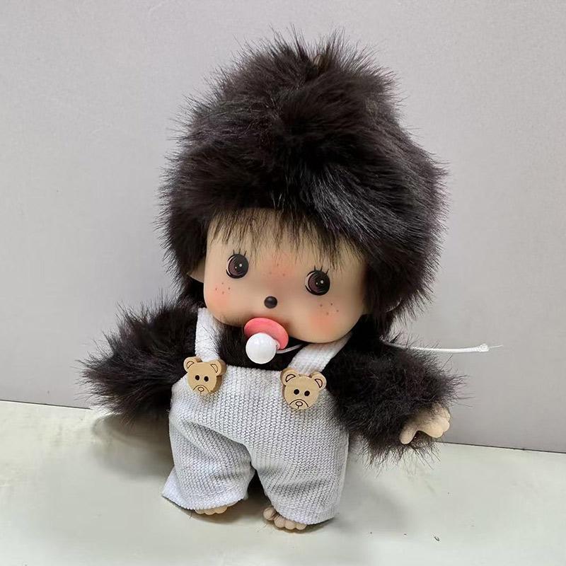 15cm DIY Monkey Dress Up Doll Simulated Plush Animal Kawaii Pendant Cute Schoolbag Accessories Christmas Children’s Gift