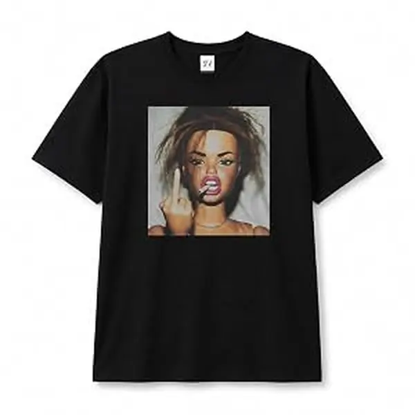 Retro Barbie Meme Graphic T‑Shirt, Unisex Cotton Casual Tee, Quirky Streetwear Top for  Women humorous tshirt men surf outfit