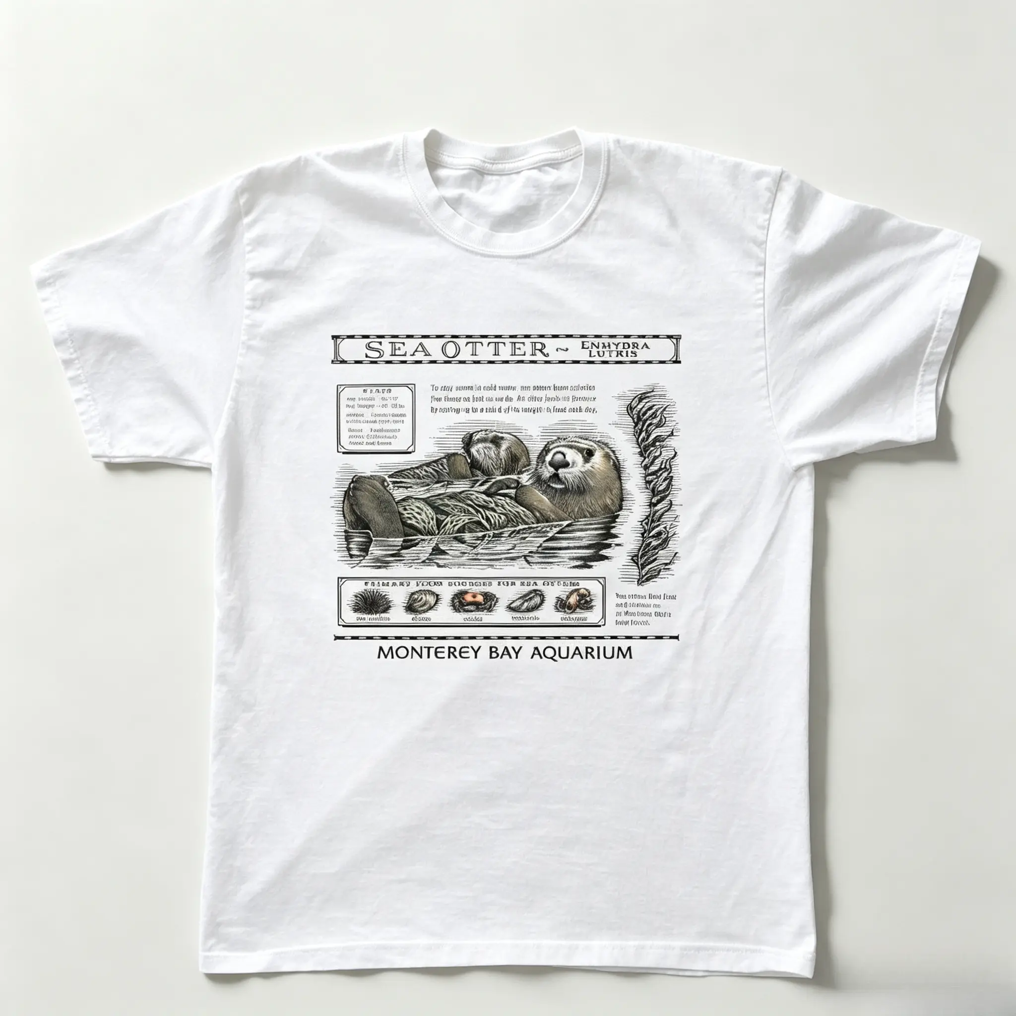Sea Otters Monterey Bay Aquarium Shirt