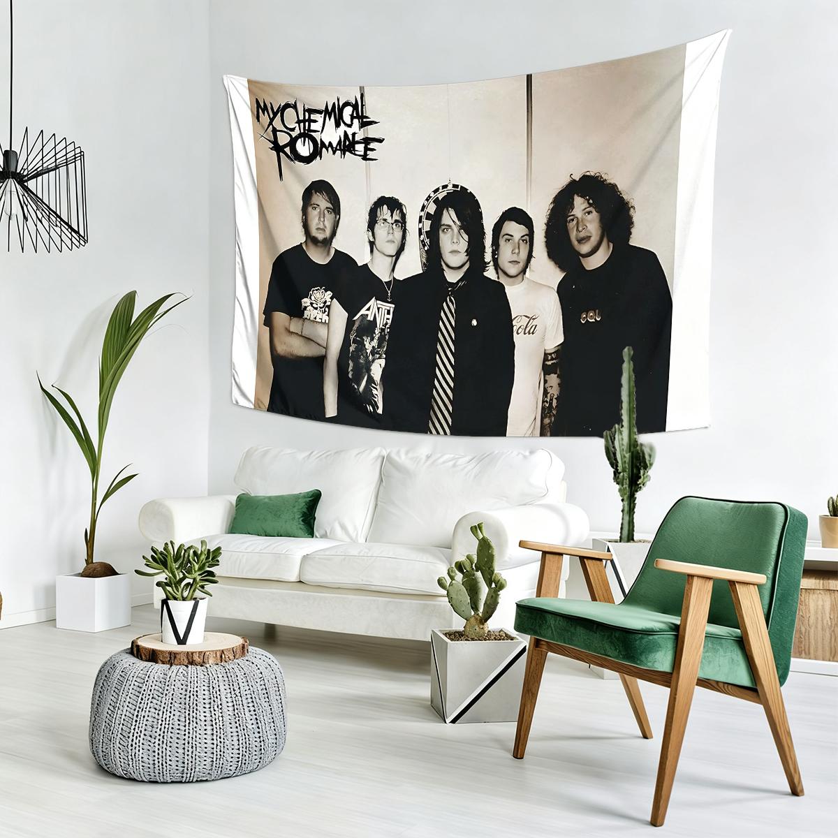 My Chemical Romance Tapestry, a horizontal decorative tapestry suitable for living room, bedroom, office or party decoration, the perfect gift idea, Home Bedroom Decor, wall decoration tapestry.