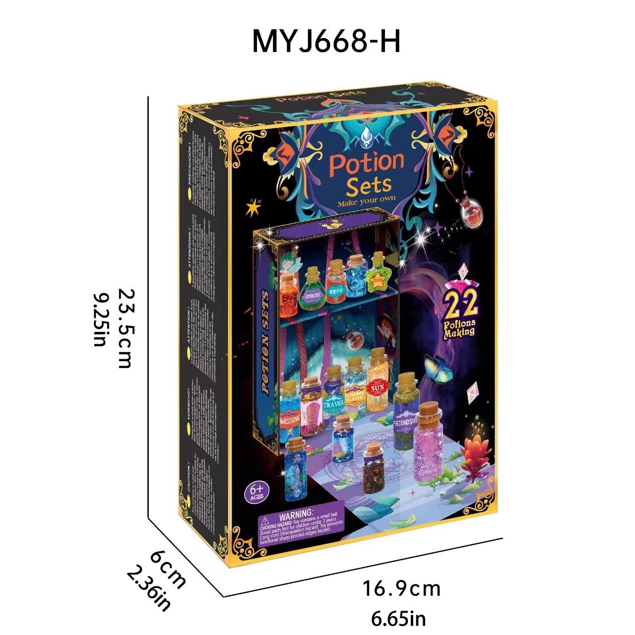 Enchanting Fairy Potion Kit, New Magic Potion Craft Set, Kids Glowing Potion Art Supplies, Includes Bottles, Perfect Gift for Boys & Girls over 6