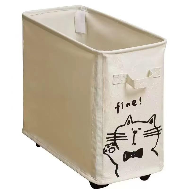 Under Desk Rolling Storage Cart, Mobile Office Organizer, Wheeled Push Cart, Under Desk Shelf, Space-Saving Storage Basket