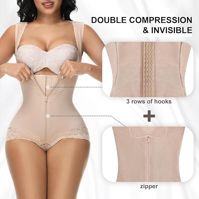 SHAPSHE Shapewear for Women Tummy Control Bodysuit Waist Shapewear