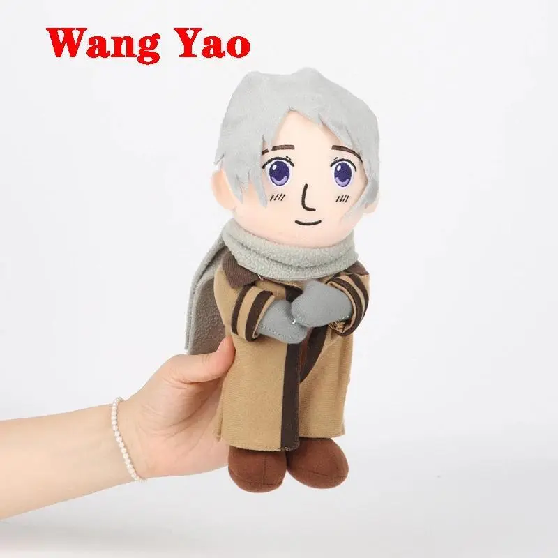 Funny 25cm Cosplay Axis Anime Powers Character Hetalia Wang Yao and F Jones Alfred Plush Toy Cartoon Plushie Doll Stuffed Figure