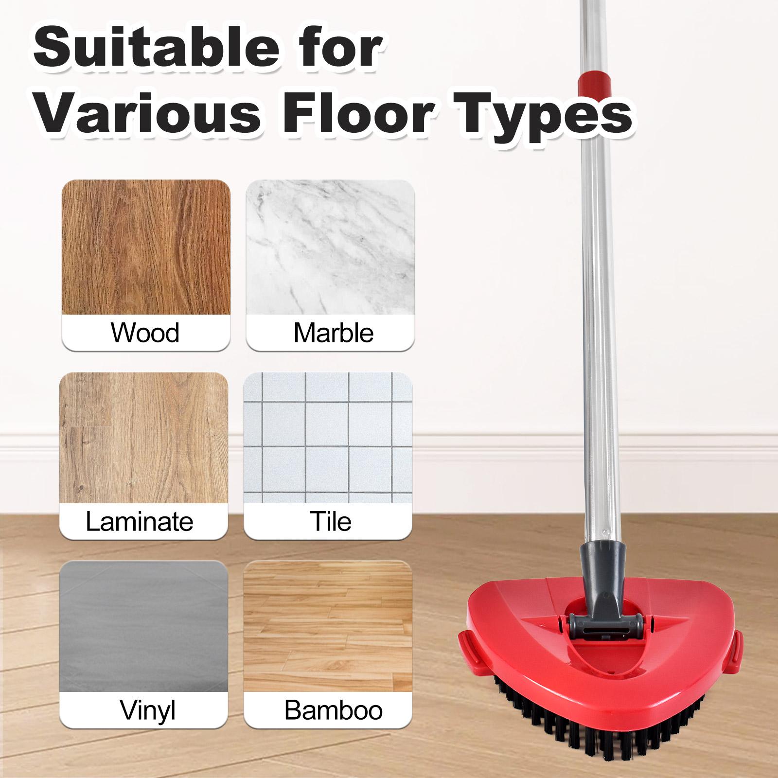 1/2Pcs Upgrade Mop Replacement Brushes, Compatible with Vileda O-Cedar Easywring 1Tank System, Dense Bristle Brush Design,Deep Cleaning Kitchen Bathroom Accessories Christmas Halloween