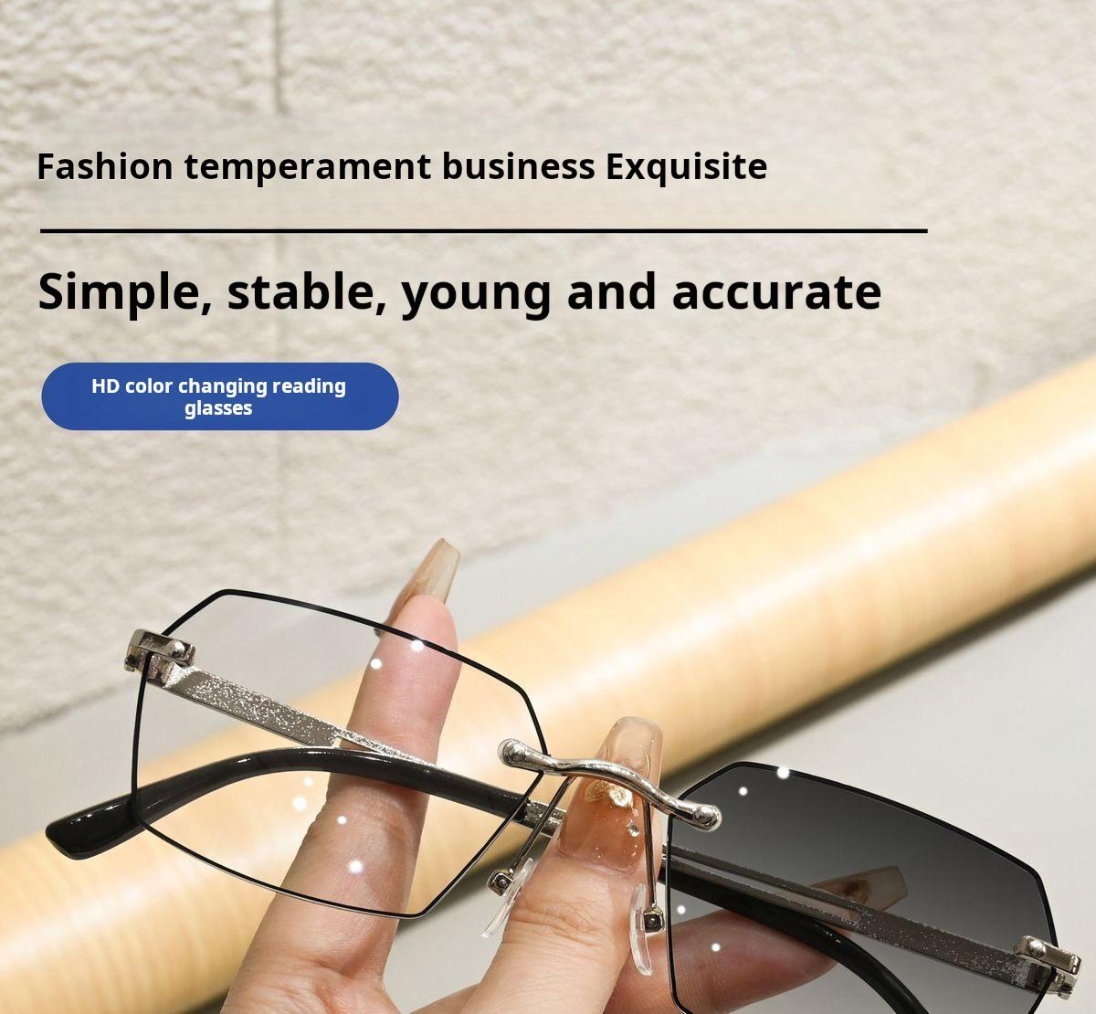 -Reading glasses, blue light filter, high-definition clear lenses, multifocal, comfortable silicone nose pads, unisex for everyday wear.