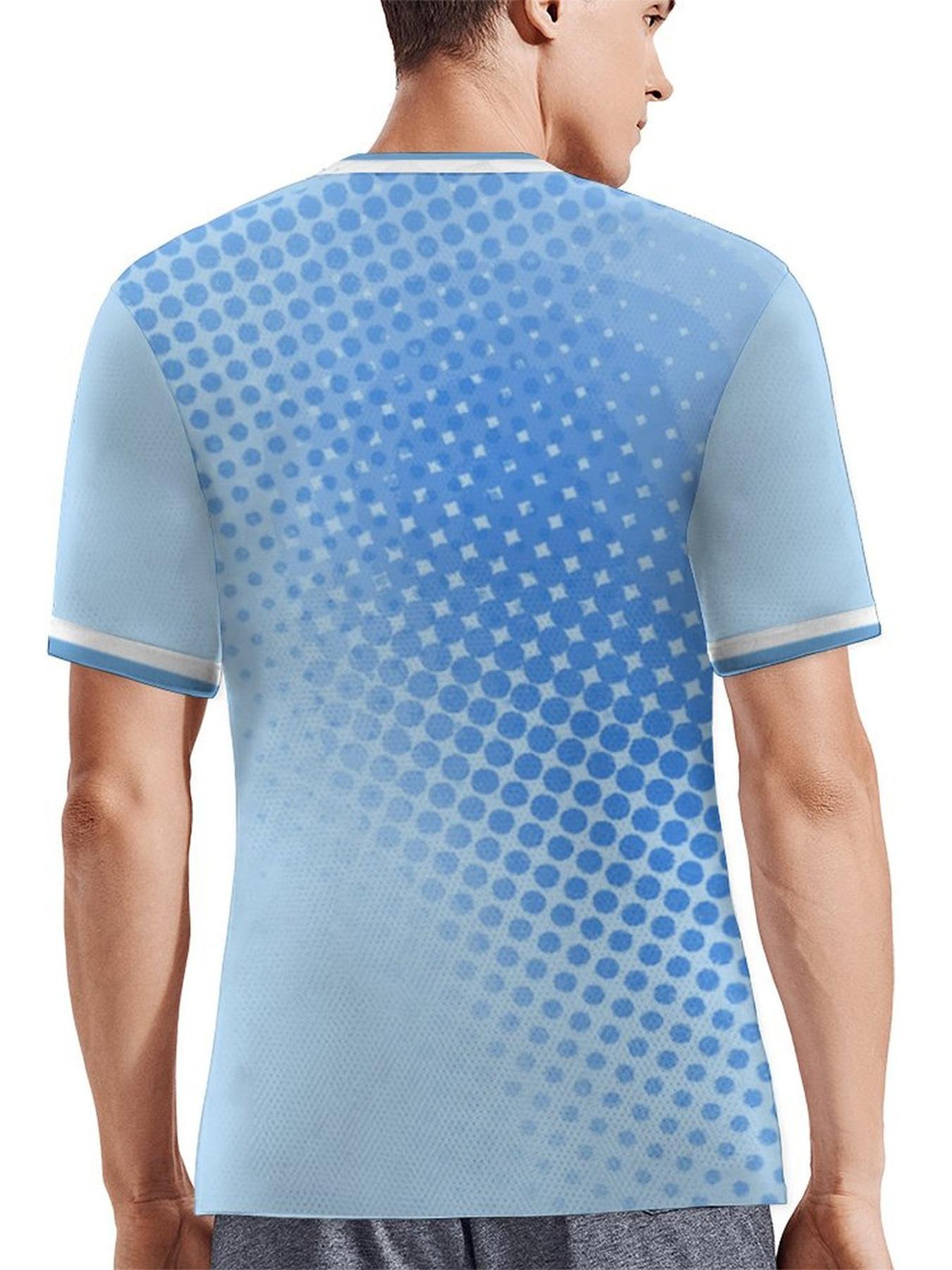 Argentina Football Jersey Men's Breathable Soccer Shirt Argentina National Team Fan Training Uniform