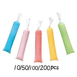 10pcs/50 PCS/100 PCS/200 PCS homemade ice lolly bags, transparent crushed ice bags Ice cream bags Utensils, household Kitchenware Kitchen DIY Popsicle Mold ice bag bag system Freezer Frost Ice Mold