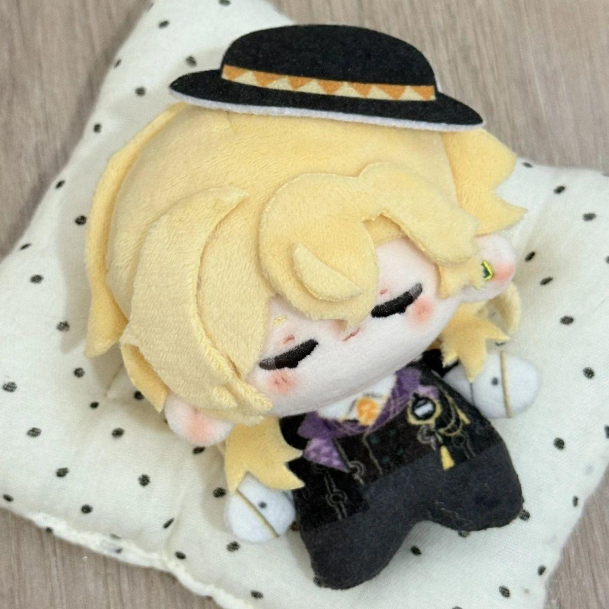 10cm Stuffed Honkai Star Rail Aventurine Plushie Toys Game Plush Dolls Backpack Decorative Pendants Keychain Birthday Xmas Gift