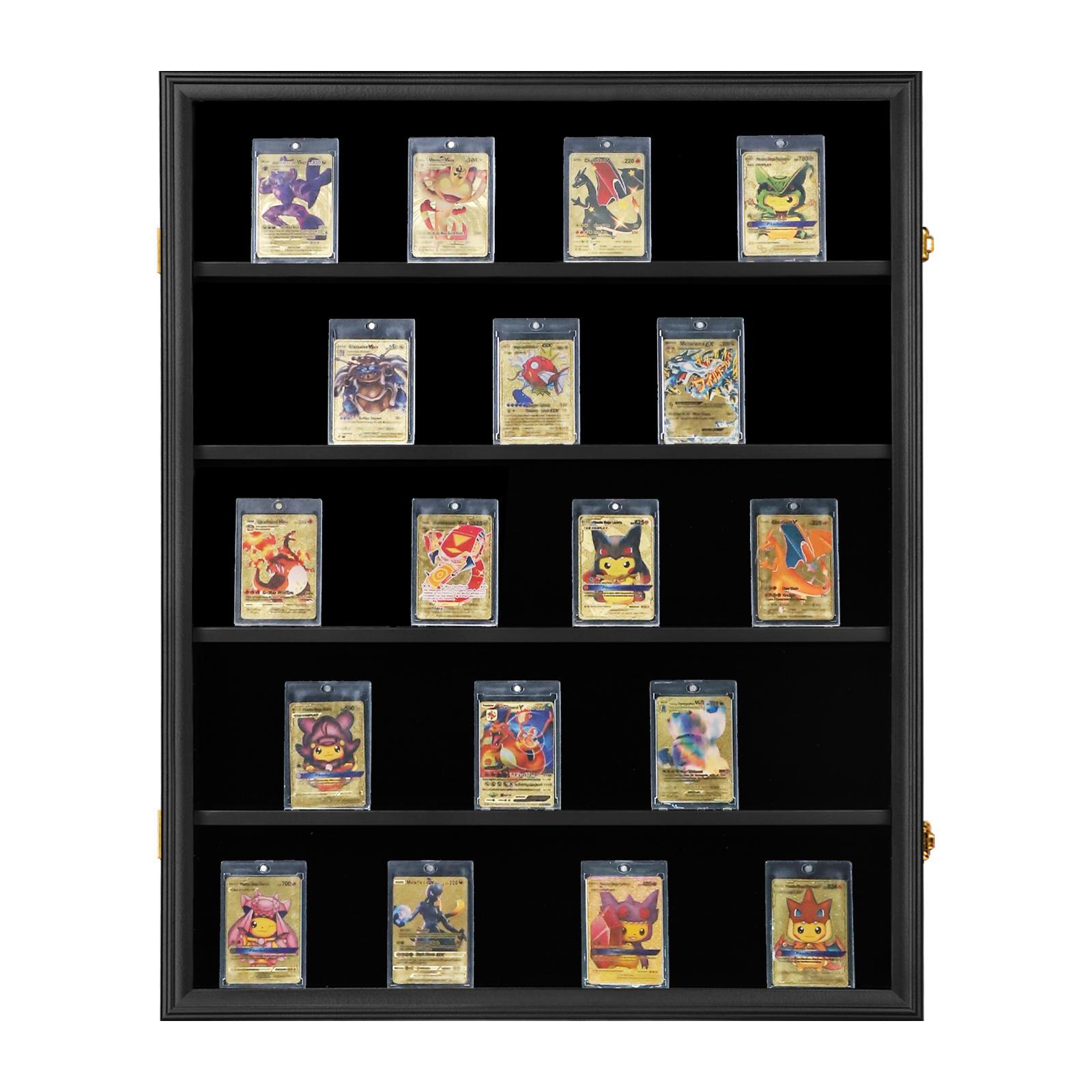 Multi Layer Deep Shadow Graded Display Box for Football Jersey and Pokemon Card with Museum Grade ETB Acrylic Frame