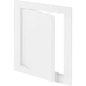 Vent Systems 6'' x 8'' Inch Access Panel - Easy Access Doors - ABS Plastic - Access Panel for Drywall, Wall and Ceiling Electrical and Plumbing Service Door Cover White