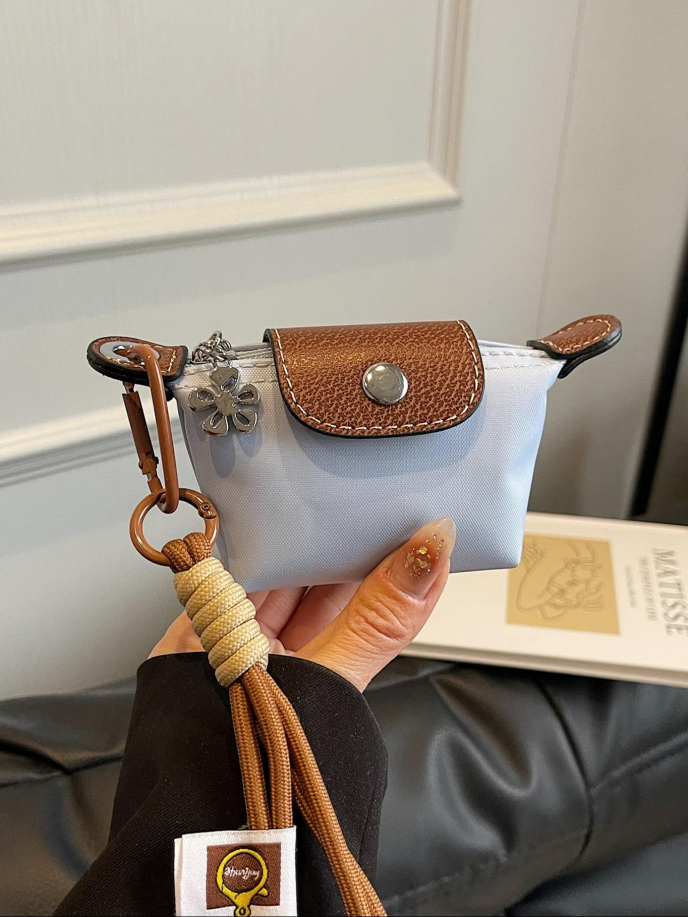 Women's Small Wallet with Detachable Nylon Wristband Coin Purse, Dual Pouch Wristlet, Zipper Closure, Decorative Bag, Christmas Gift for Young Girls, Gifts For Women