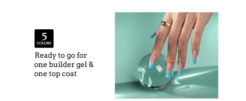 BTArtboxnails XCOATTIPS Press on Nails - 150pcs Brighter pastel Long Square or Almond or Coffin French Tips, Brighter pastel Soft Gel False Nail, Soak Off Acrylic Fake Nails Extensions