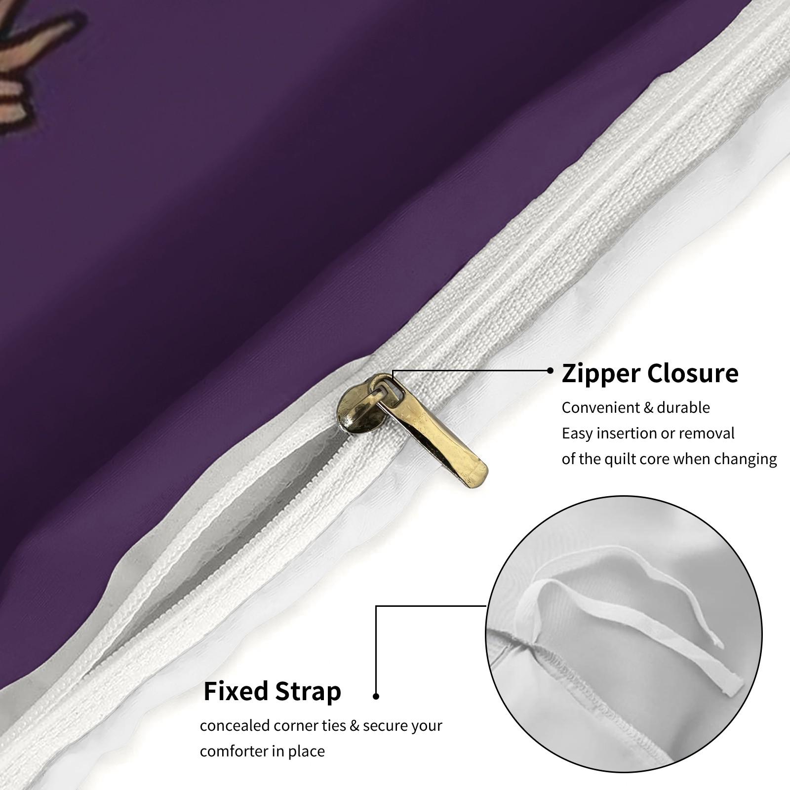 Bratz Pattern Printed Soft Durable Bedding Set, Includes 1 Fitted Sheet and 1 or 2 Pillowcases, Excluding The Core And Pillow Core, Modern Style Bedroom Decor Gift