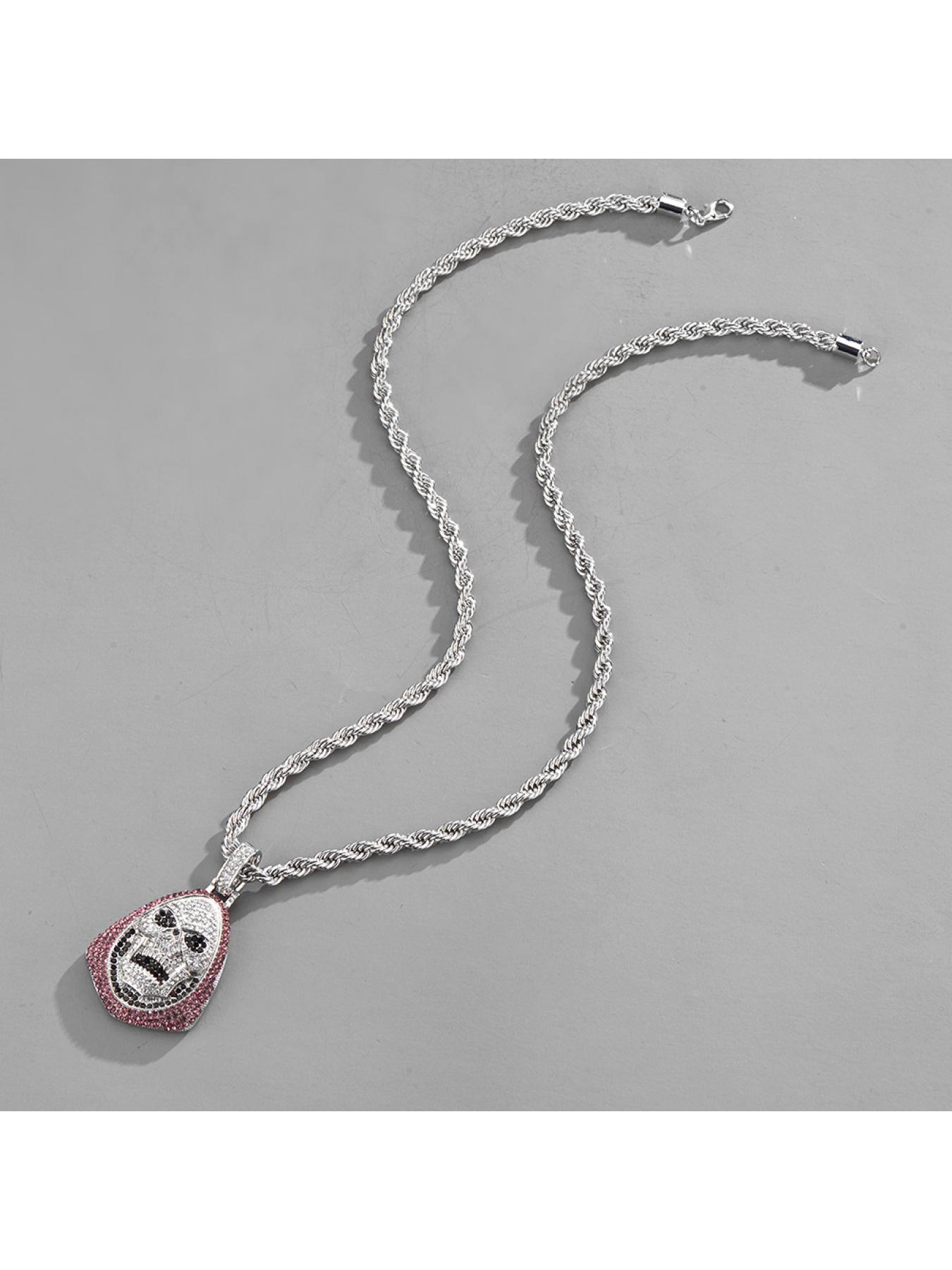 New European and American Hip Hop Skull Pendant High-Quality Necklace for Men and Women Couples