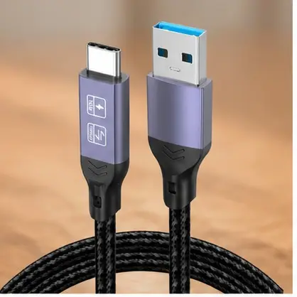 Android Auto Cable 3ft for CarPlay, USB A to USB C 10Gbps Data 15W Charge