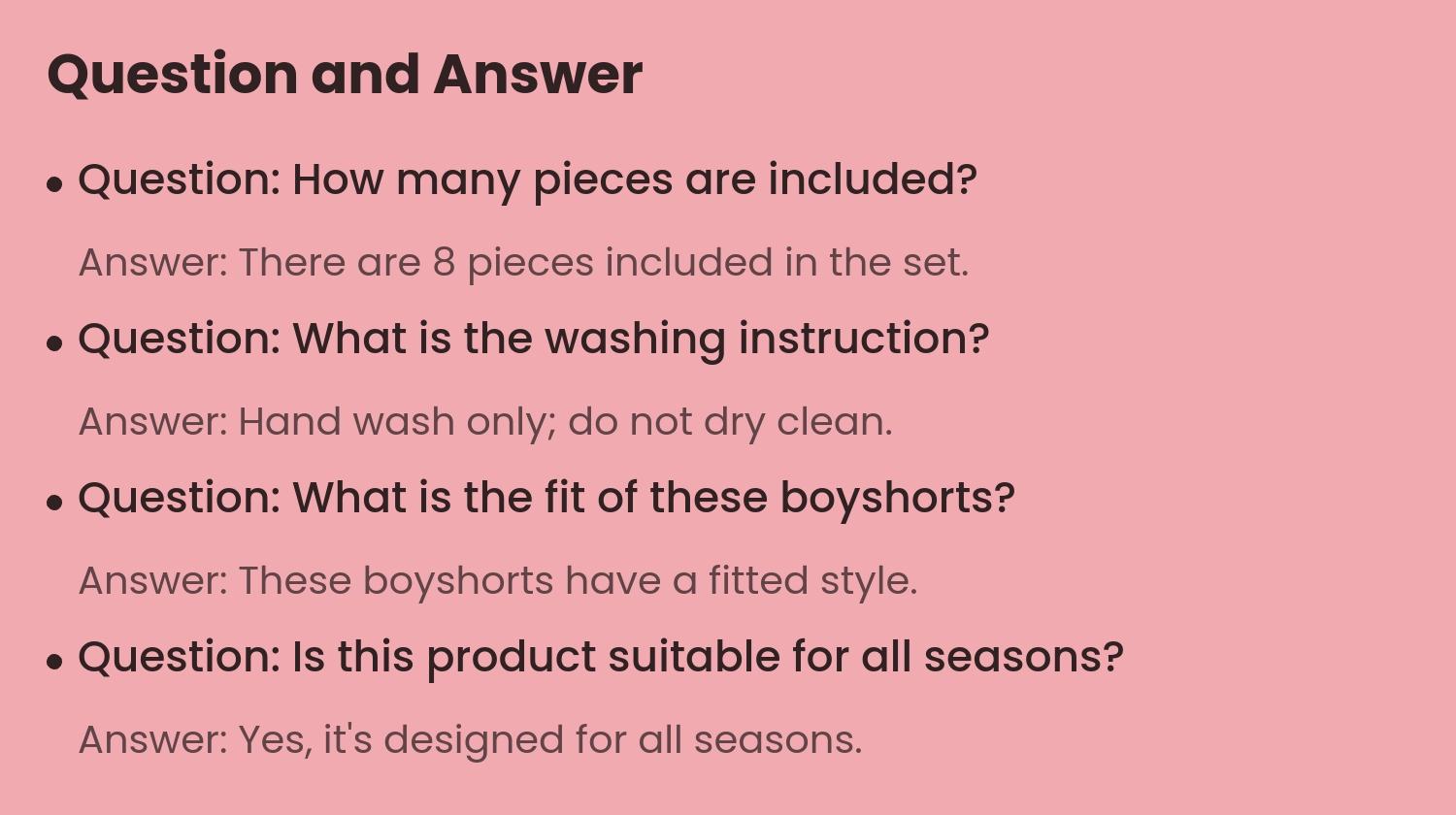 🔥8 Pack Lace Boyshorts Set - Comfy, Sexy & Trendy Underwear | TikTok Viral Must-Have