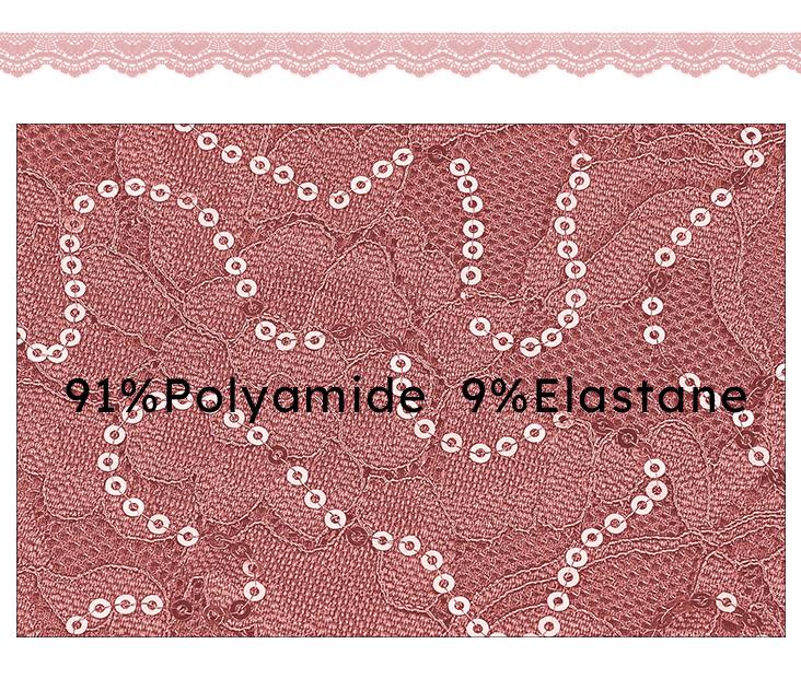 MIUSOL 54347A Women's Sequin Floral Lace V Neck Elegant Ruffle Ruched Style Slim Fit Cocktail Party Chic Womenswear Formal Dress