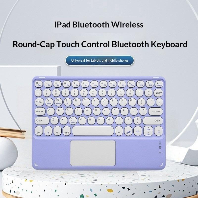 Wireless Keyboard with Touchpad for IPad Samsung Xiaomi Tablet Keyboard for Phone Laptop 10'' Keyboards Bluetooth Rechargeable