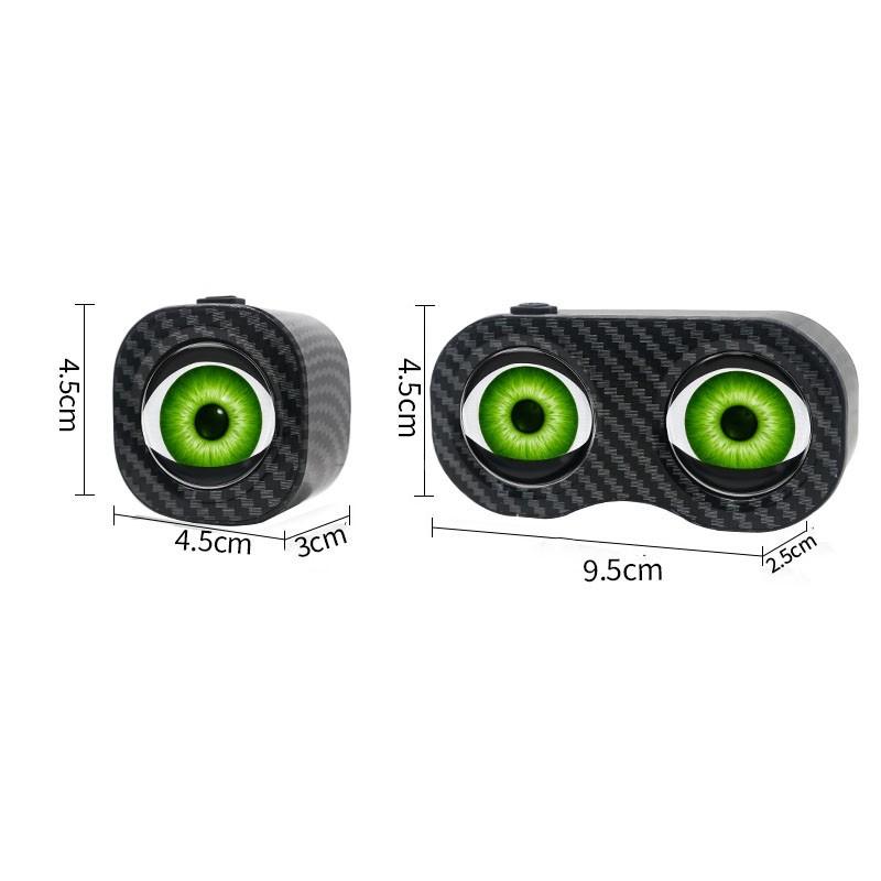LED Dynamic Devil Eyes Light for Motorcycle/bicycle, 20 Modes Remote Control, Waterproof Decorative Light, Led Headlight, Model Xinghao A1