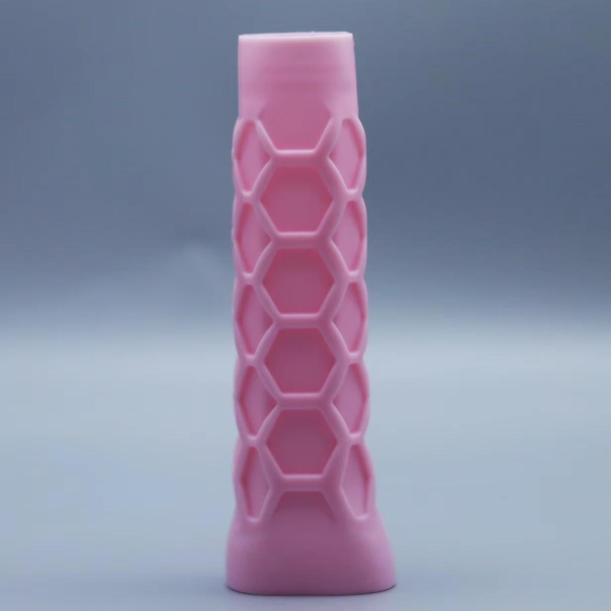 High Elastic Silicone Handle Protector, Octagonal Honeycomb Design, Durable & Comfortable Grip for Pickleball Racquet, Tennis Grip