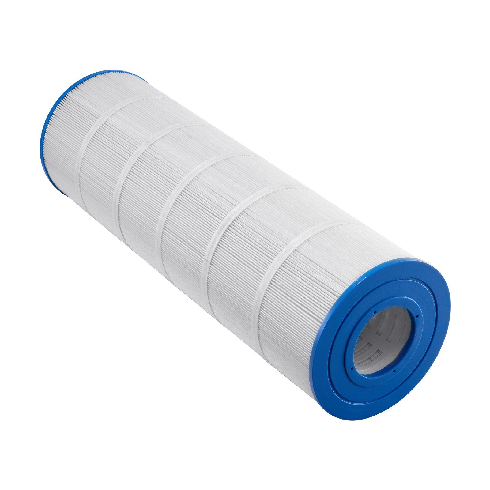 VEVOR Plastic Pool Filter Cartridge (hxgate-004) - Trilobal Fiber, 175 Sq. Ft Energy-Efficient Spa Hot Tub Replacement, 3.40 kg, 245x245x750 mm Pleated Folds, Compatible with Pleatco PA175 Hayward C1750, Kid-Secure, Easy to Clean, Long-Lasting Performance