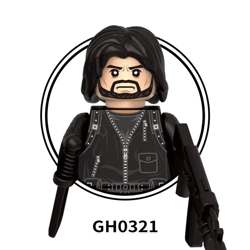 Blind Box Mini Building Blocks G0189 Figures Big Goblin Spiderman Iron Man Venom Captain Hawk Deadpool Armor Christmas Gifts Toy