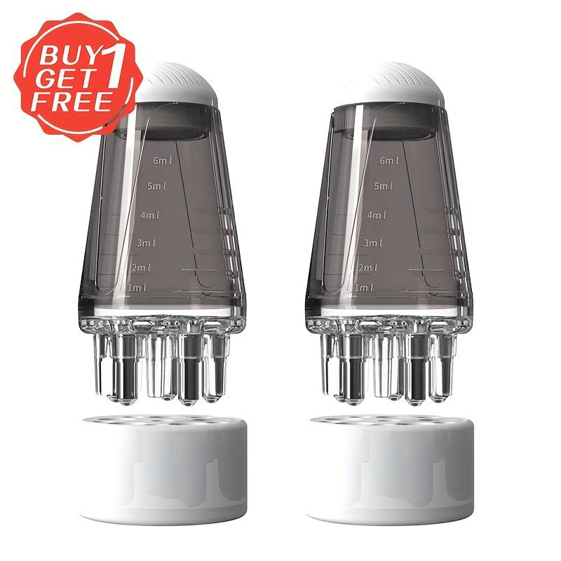 1-Piece scalp care set including scalp massage comb and mini portable liquid guide comb for scalp care