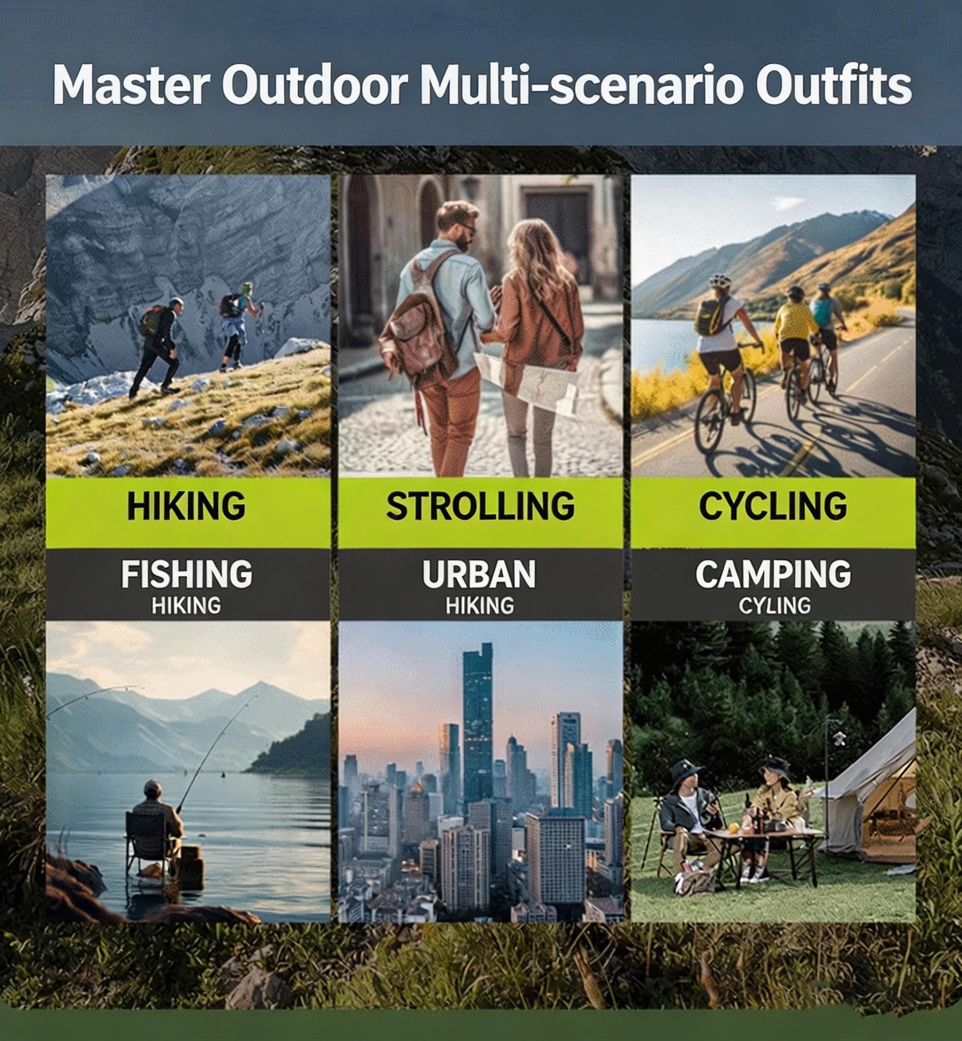 Men's Outdoor Casual Quick-Dry Pants Waterproof Multi-Pocket Workwear Long Trousers Thin Breathable Hiking Camping Fishing Pants